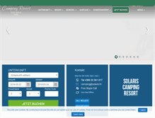 Tablet Screenshot of de.campingsolaris.com